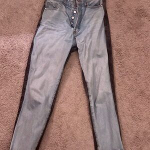 Revice two toned harlow jeans